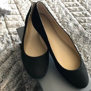Claya Black suede flats by Ann Taylor 8.5